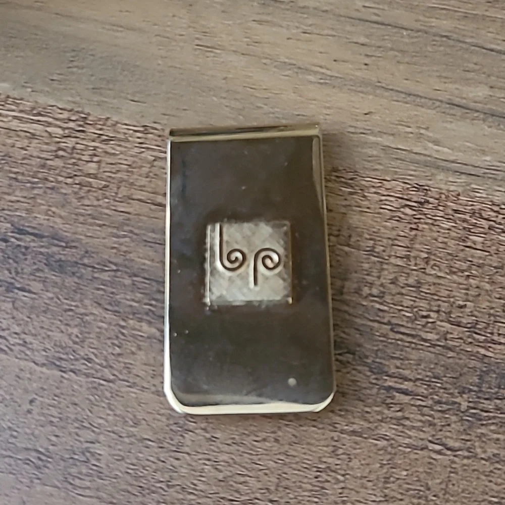 VINTAGE Gold Money Clip